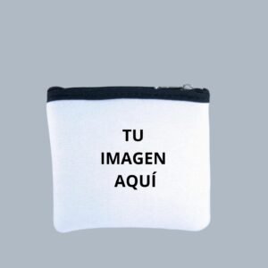 9 Monedero cuadrado de neoprene Personalizable