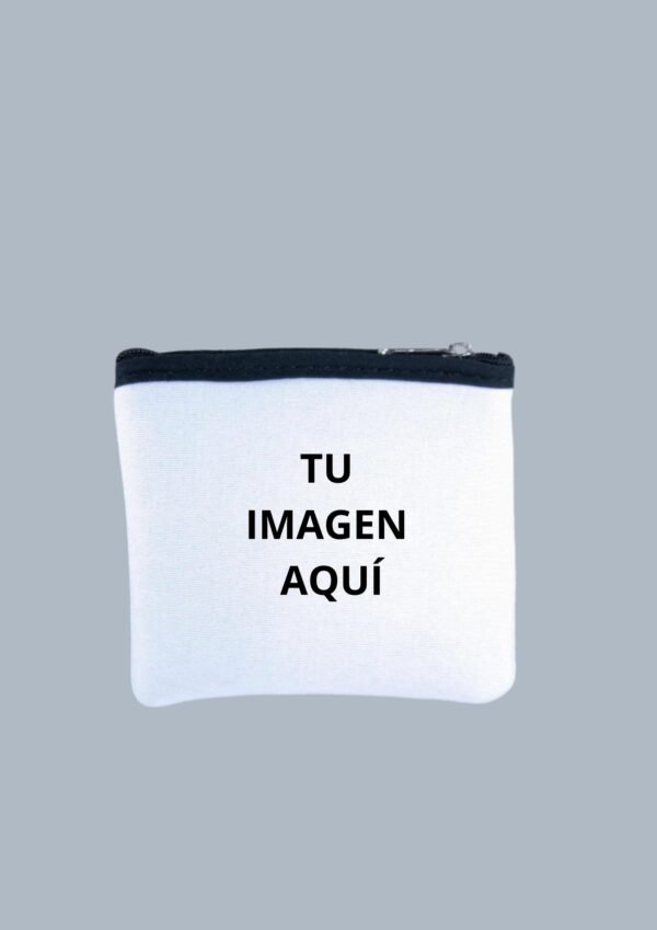 Monedero cuadrado de neoprene Personalizable